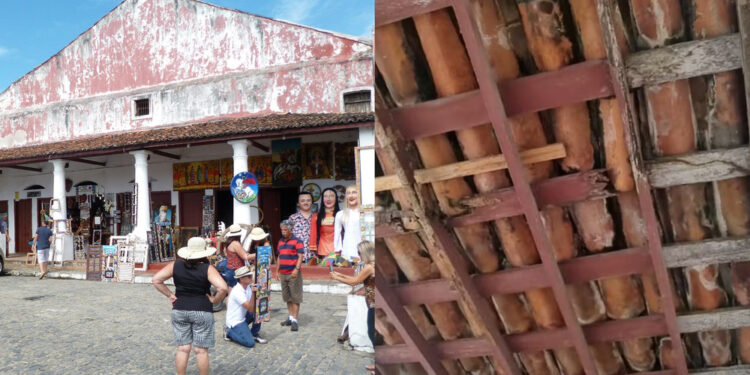 Teto do Mercado da Ribeira, tem risco de desabamento por causa da ação de cupins