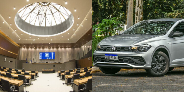 Foram recolhidos 32 veículos modelo Polo vinculados à empresa MMR Locação de Automóveis