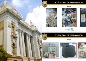 Operação  foi autorizada pelo TJPE. Fotos: PCPE/DIVULGAÇÃO