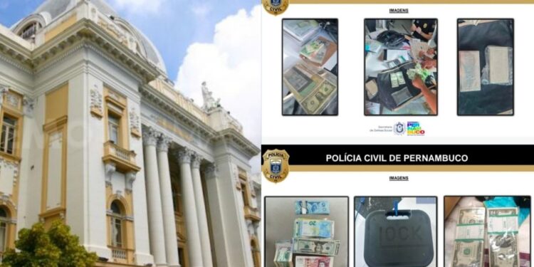 Operação  foi autorizada pelo TJPE. Fotos: PCPE/DIVULGAÇÃO