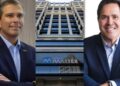O ex-presidente do BRB Paulo Henrique Costa e o advogado Daniel Monteiro