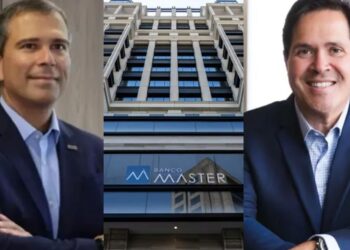 O ex-presidente do BRB Paulo Henrique Costa e o advogado Daniel Monteiro