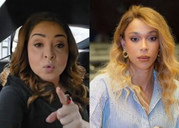 A jornalista Madeleine Lacsko, e a deputada federal, Érika Hilton (PSOL).