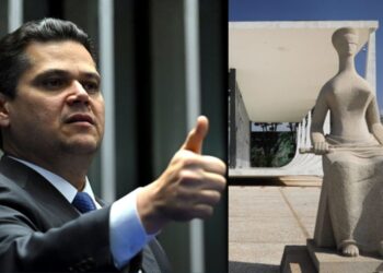 O presidente do Senado, Davi Alcolumbre (União).