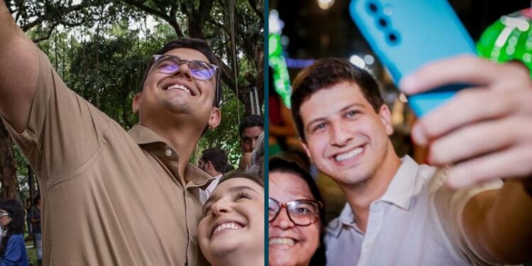 Victor Marques (PCdoB), e João Campos (PSB).