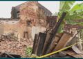 Ruínas do casarão que desabou na Comunidade do Pilar, no Recife. Foto: TV Globo/Reprodução