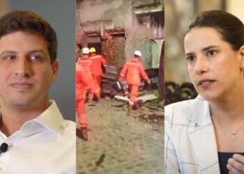 João Campos (PSB) e Raquel Lyra (PSD) se pronunciam sobre mortes no Recife