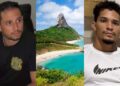 Del. Luiz Alberto Braga (esq.) baleou Emmanuel Apory em Noronha