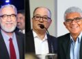 Os jornalistas Jamildo Melo, Magno Martins e Vandeck Santiago (esq. p/ dir.)