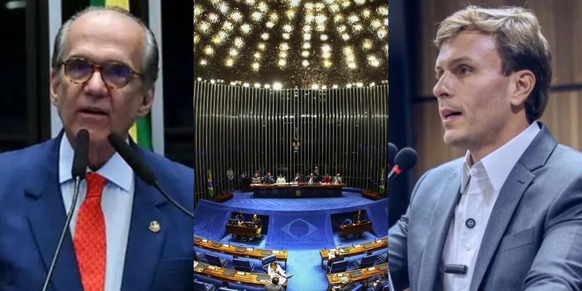 O Senador Fernando Dueire (esq.) e o ex-prefeito Miguel Coelho (dir.)