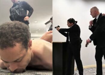 Suspeito foi detido portando várias facas, espingardas e pistola