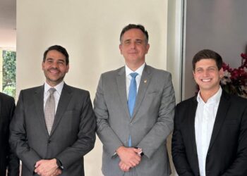 Jorge Messias, Rodrigo Pacheco e João Campos