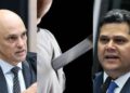Alexandre de Moraes e Davi Alcolumbre