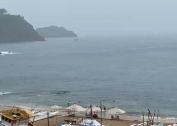 Chuva forte atinge Fernando de Noronha