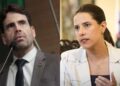 Eduardo Moura (Novo) e Raquel Lyra (PSD)