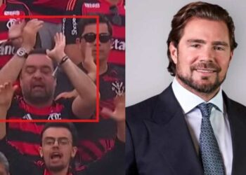 Claudio Castro assistiu à partida entre Palmeiras e Flamengo em 2025