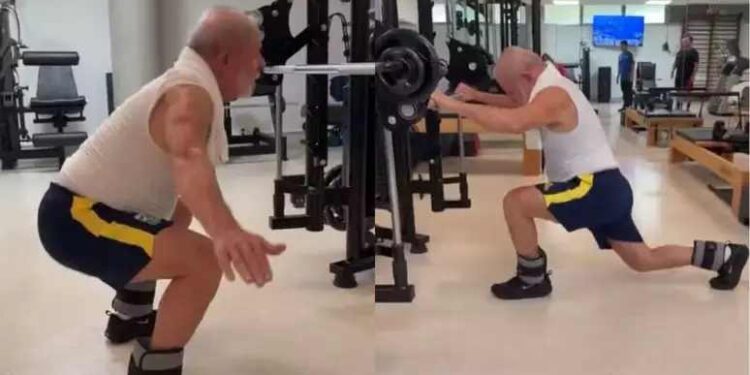 Presidente Lula foca em expor treinos nas redes para reafirmar candidatura