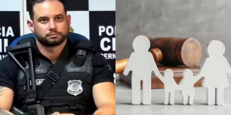 O delegado Luiz Alberto Braga é denunciado por pensão atrasada