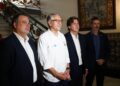 Alberto Ferreira da Costa Jr., Alexandre Padilha, Frederico Siqueira Filho e Vaninho Antônio (esq. p/ dir.)