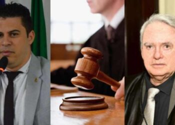 Paulo André (esq.) e o desembargador Antenor Cardoso (dir.)