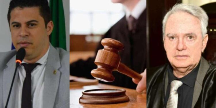 Paulo André (esq.) e o desembargador Antenor Cardoso (dir.)