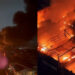 Incêndio atinge pontos comerciais em São José, no Centro, na madrugada deste sábado (23)