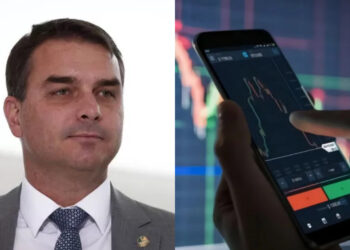 pré-candidato do PL à Presidência, Flávio Bolsonaro