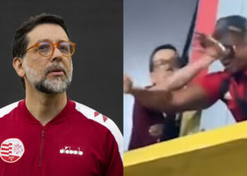 O presidente do Náutico, Bruno Becker