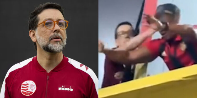 O presidente do Náutico, Bruno Becker