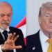 O presidente Lula e o presidente americano Donald Trump