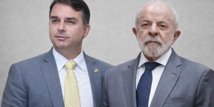 Flávio Bolsonaro e Lula mantem disputa acirrada pela presidência