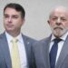 Flávio Bolsonaro e Lula mantem disputa acirrada pela presidência