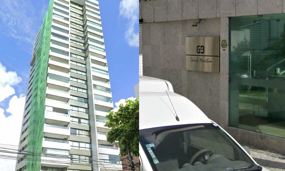 Edifício Saint Martin, o prédio de classe média alta, na Avenida Beira-Rio