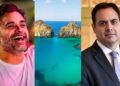 O empresário Yuri Fernandes e o ex-governador de Pernambuco Paulo Câmara