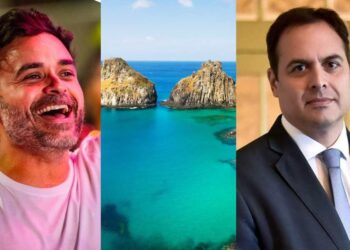 O empresário Yuri Fernandes e o ex-governador de Pernambuco Paulo Câmara