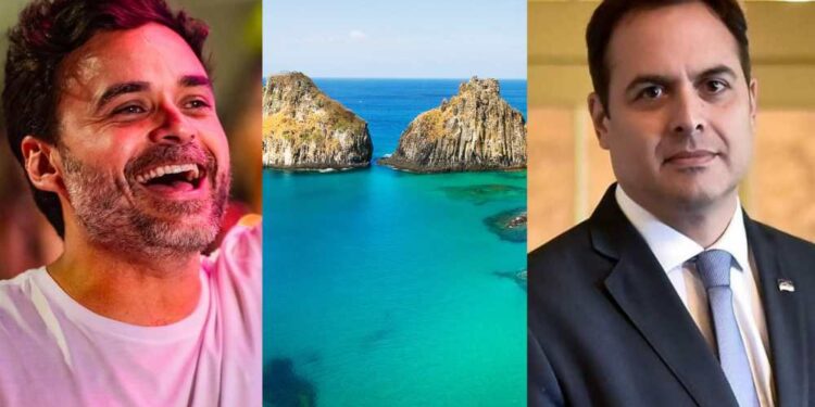 O empresário Yuri Fernandes e o ex-governador de Pernambuco Paulo Câmara