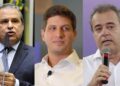 O ex-deputado Tadeu Alencar, João Campos e Danilo Cabral