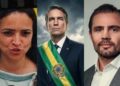 A produtora Karina Ferreira da Gama [esq.] e Daniel Vorcaro [dir.]