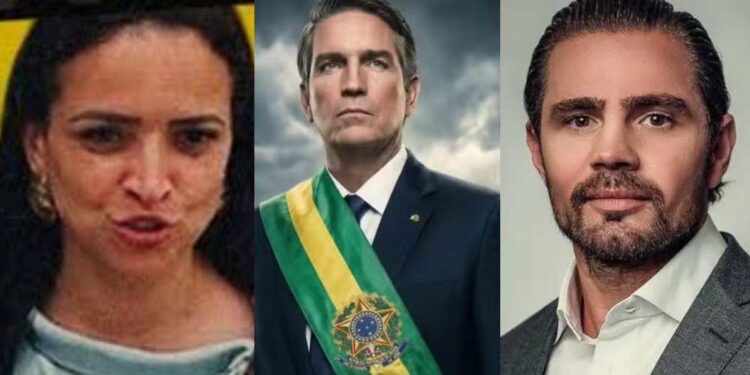 A produtora Karina Ferreira da Gama [esq.] e Daniel Vorcaro [dir.]