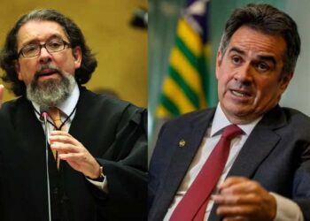 O advogado Kakay (dir.) e o senador Ciro Nogueira (esq.)