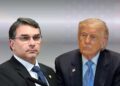 Donald Trump vai receber Flávio Bolsonaro em Washington, D.C