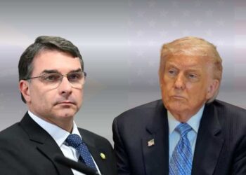 Donald Trump vai receber Flávio Bolsonaro em Washington, D.C