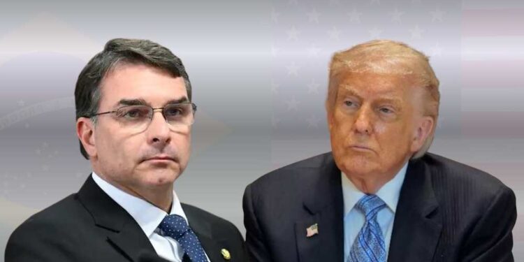 Donald Trump vai receber Flávio Bolsonaro em Washington, D.C