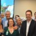 Caroline e Caiado participam de evento em hospital administrado pelo Imed
