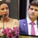 A governadora Raquel Lyra (PSD) e o ex-prefeito João Campos (PSB)