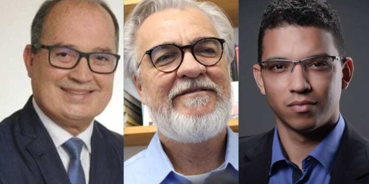 Magno Martins, Jamildo Melo e Wellington Ribeiro (da esq. p/ dir.)