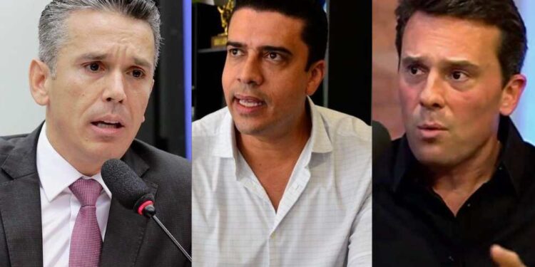 Felipe Carreras, Rodrigo Pinheiro e Augusto Acioli (da esq. p/ dir.)