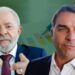 Os candidatos Lula (PT) e Flávio Bolsonaro (PL)