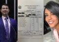 O deputado federal Clodoaldo Magalhães (PV) a ex-funcionária Giselle de Araújo Canto