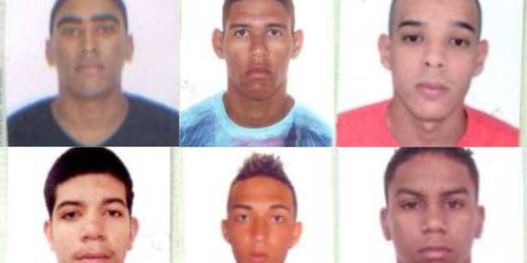 Fabio Luã, José João, Alex Sandro, Alex Pedro, Rodrigo Alves
 e Paulo Eduardo [da esq. p/ dir.]